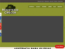 Tablet Screenshot of ministeriocrecer.org